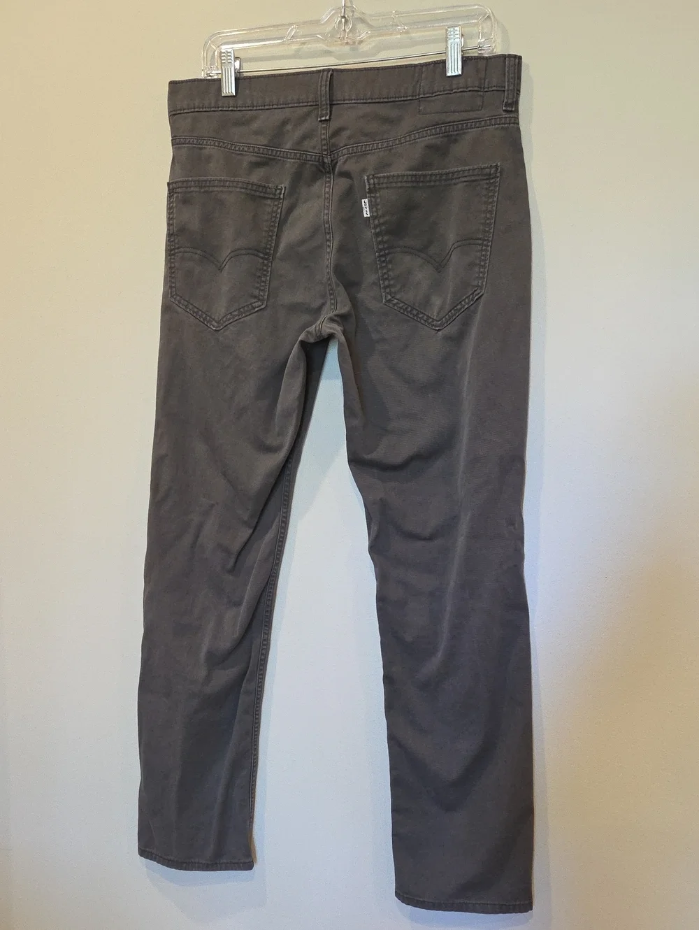Levis Mens Chino Pants Charcoal Gray Straight Leg 13151-0083 32x32